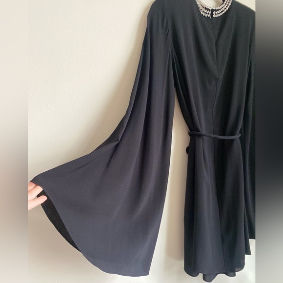 Like new STELLA MCCARTNEY Crystal-Embellished Belted Crepe Mini Dress $2,665 36 - Picture 12 of 13